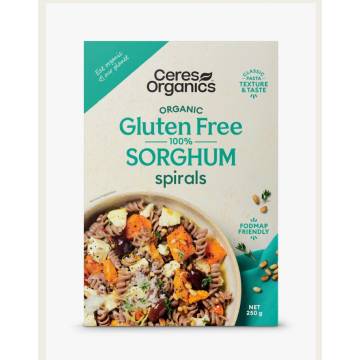 Ceres Organic Sorghum Spirals, Gluten Free, 250g