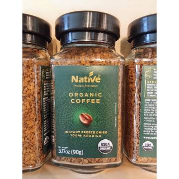 Instant Organic Coffee (Instant freeze dried 100% Arabica) 90g