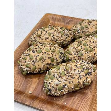 Real Food House Seeded Bun (Click photo for detail)