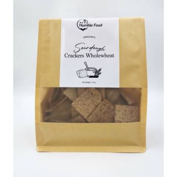 Organic Whole Wheat Sourdough Cracker 250g 有機全麦酵餅乾