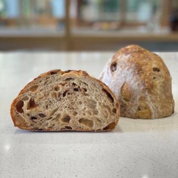 Real Food House Made Sourdough Loaves - Cinnamon Raisin 850- 900g full loaf  (Click picture for more detail)