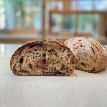 Real Food House Made Sourdough Loaves - Chocolate Cranberry 850- 900g Full loaf (Click picture for more detail)