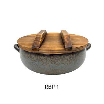 Energy Round Big Pot With Wooden Lid 能量大焗烤鍋 (含木蓋) (RBP1 to RBP5)