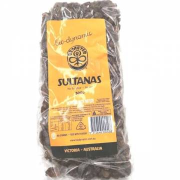 Sultanas Bio-dynamic +-500g 葡萄乾
