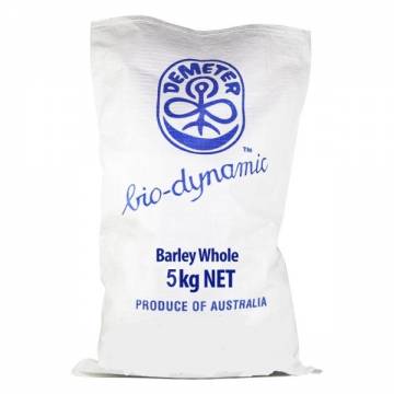 Demeter Bio Dynamic Barley Whole  5kg (Husk On)