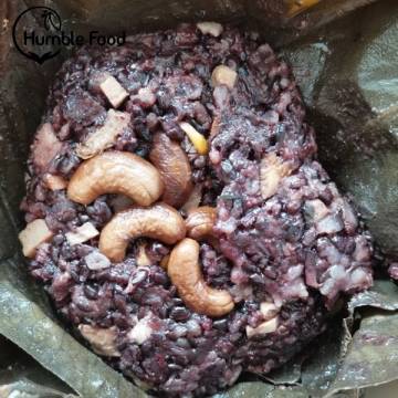 Black Rice with Organic Millet Rice in Lotus Leaf  荷葉黑米有機小米飯  ±360g (2 pieces)