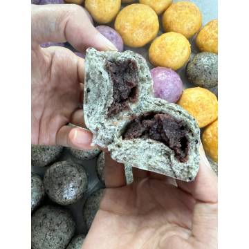 Organic Activated Red bean filling Sourdough mini bun, 12 pieces
